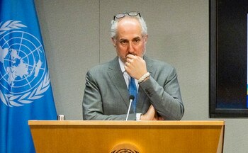 El portavoz de la ONU,