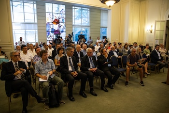 El estudio "Vínculo Sociedad-Iglesia" fe presentado en la sede de la Conferencia Episcopal Argentina, en la calle Suipacha