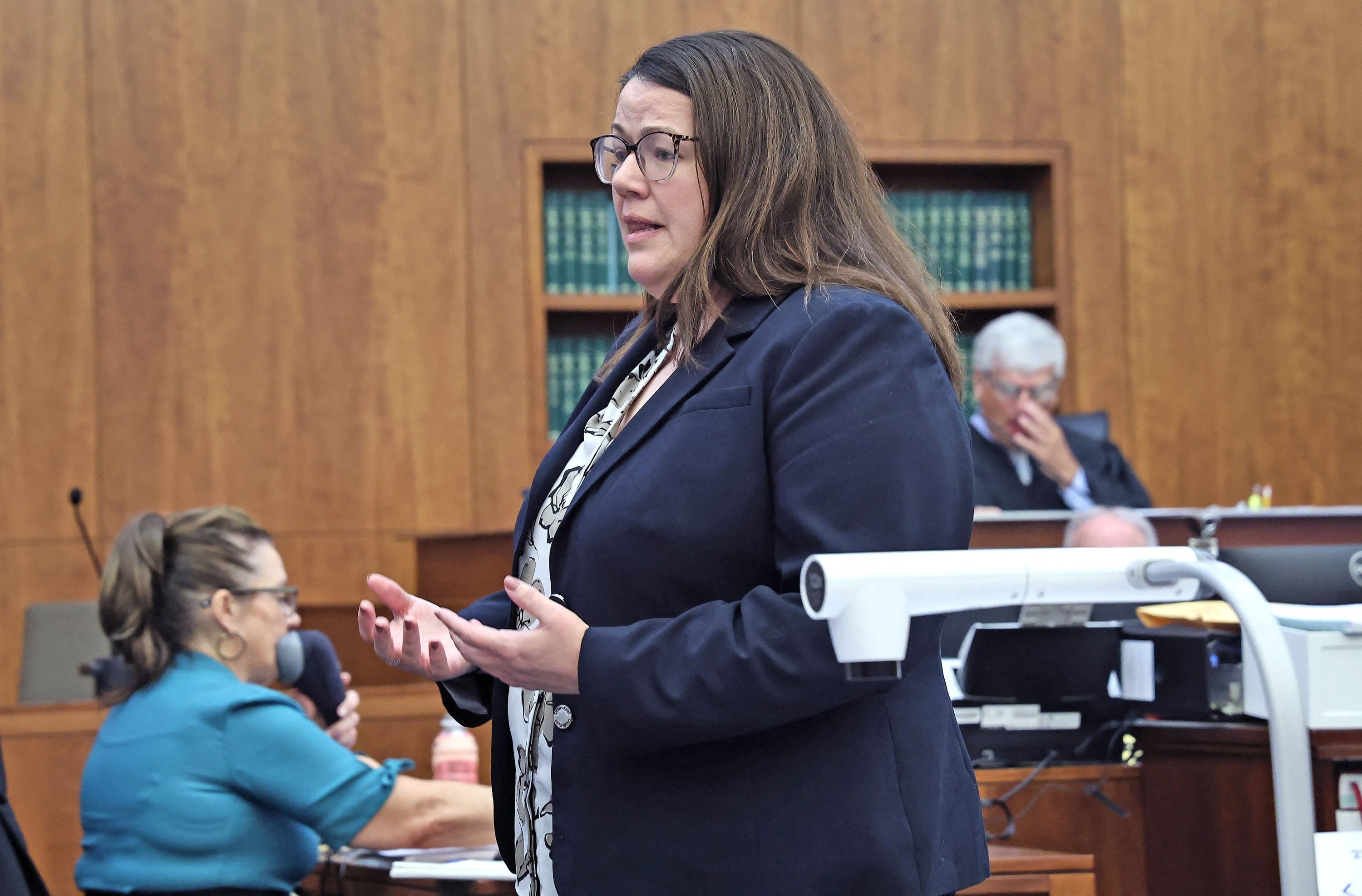 El historial clínico incorporado al juicio incluyó consultas médicas, más de una docena de medicamentos psiquiátricos y una internación voluntaria antes del crimen. (Greg Derr/Pool via REUTERS)