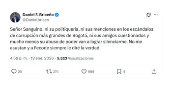 Con esta publicación en X,