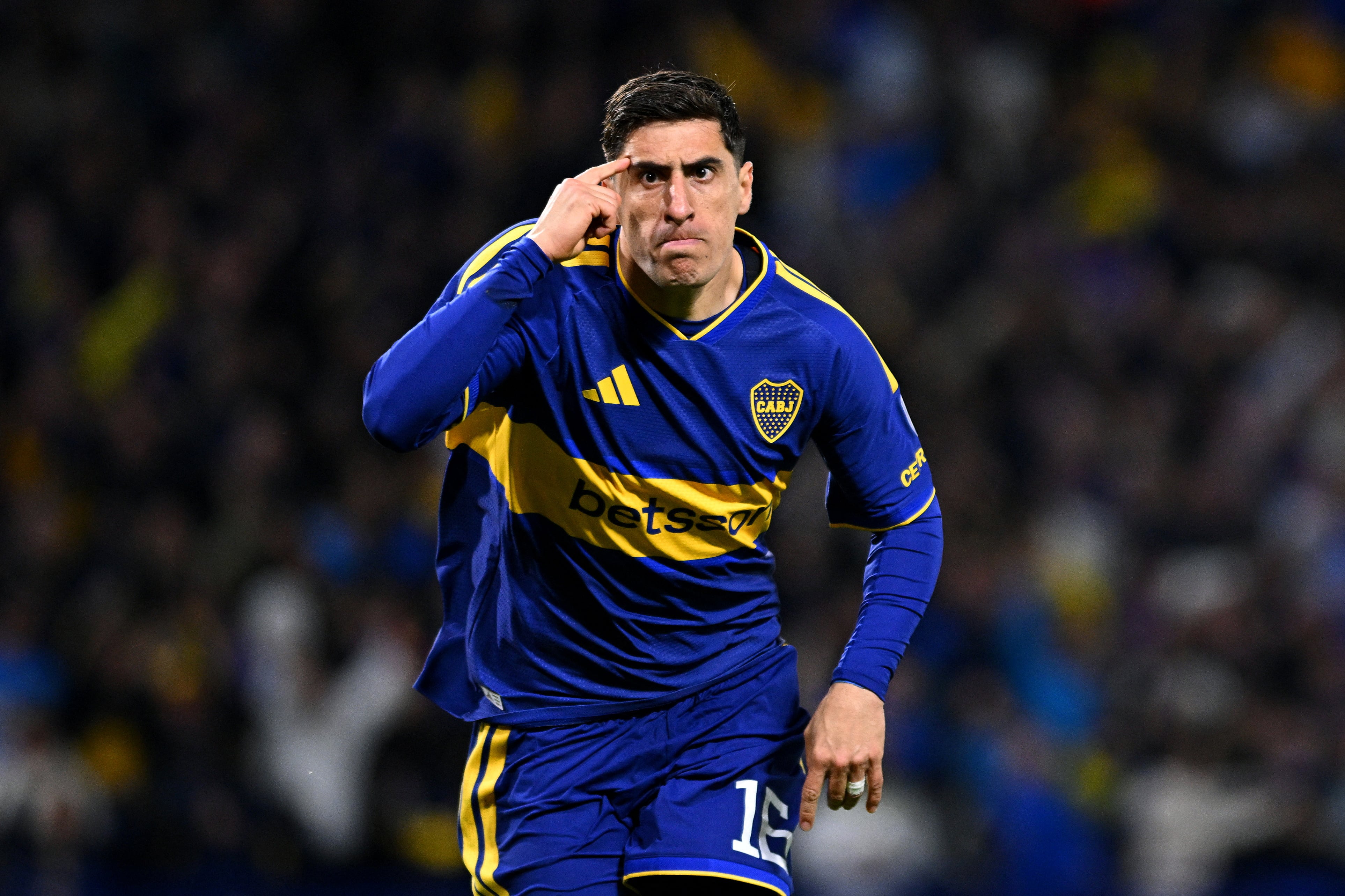 Miguel Merentiel es uno de los máximos goleadores del plantel que comanda Rodolfo Arruabarrena (REUTERS/Rodrigo Valle)