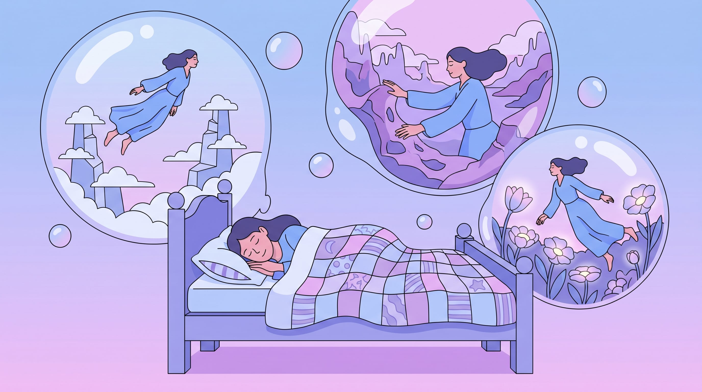 Cerca del 50% de las personas experimenta sueños lúcidos al menos una vez, revelando una conciencia única durante la fase REM (Imagen Ilustrativa Infobae)