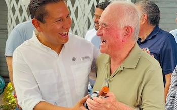 Ernesto Ruffo es arropado por el PAN en Baja California: políticos lo visitan en su casa, donde cumple prisión domiciliaria . (Foto: IG/@ivannolcruz)