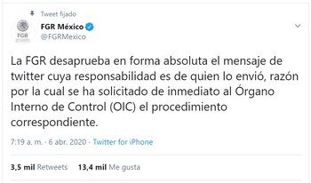 La postura del organismo quedó