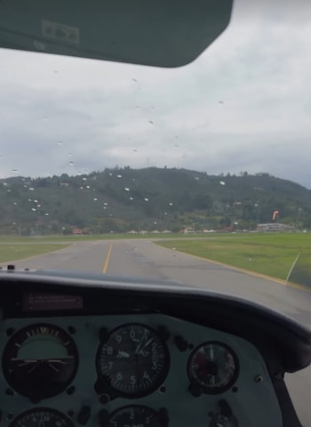 Así se veía la pista