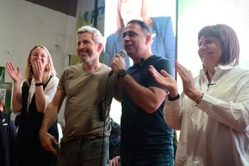 Mauricio Davico en un acto,