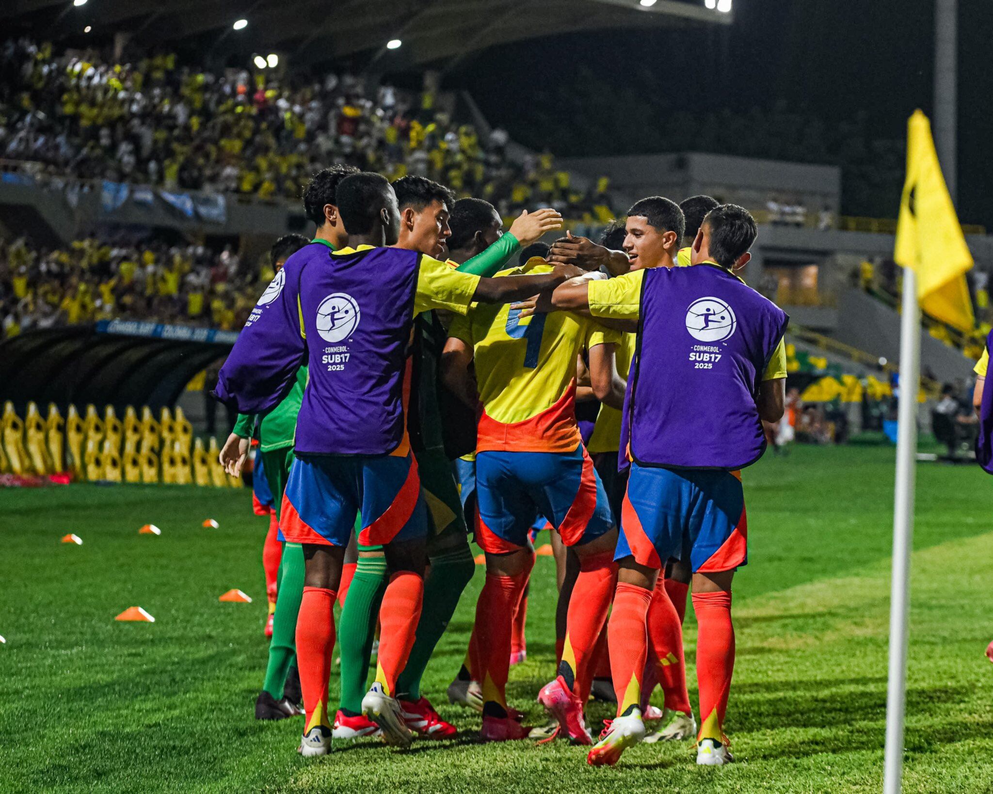 Selección Colombia sub-17 suma cuatro victorias y una derrota en el Sudamericano - crédito FCF
