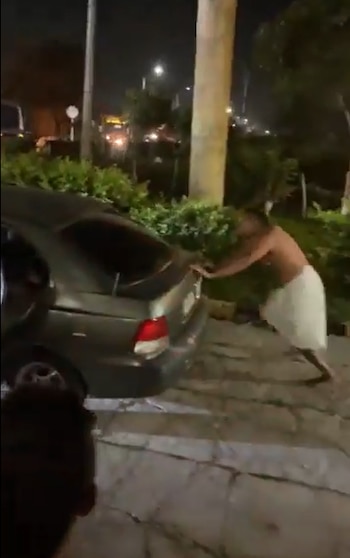 El amante tuvo que empujar