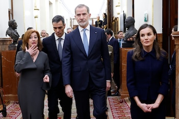 Los Reyes Felipe VI y
