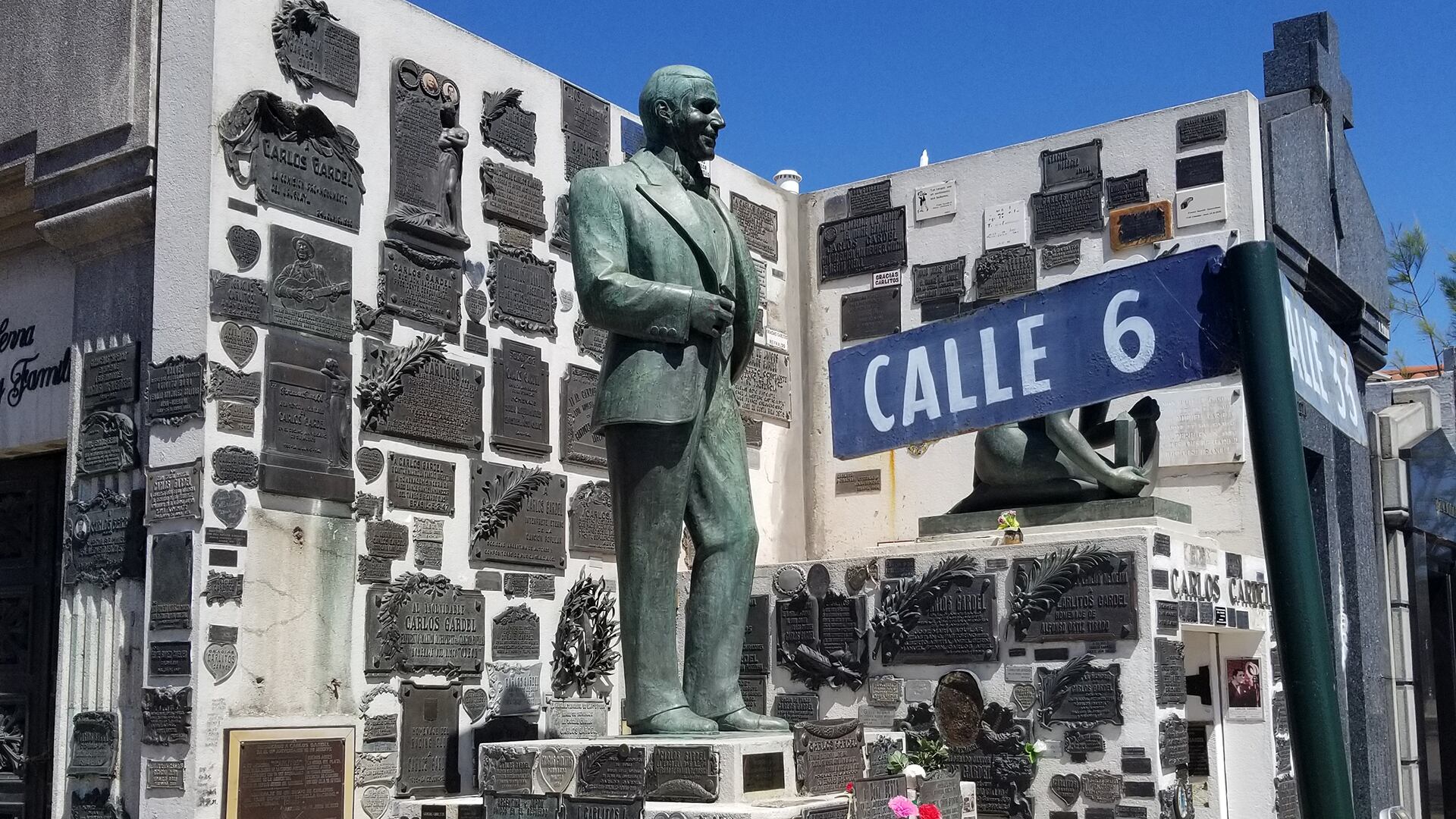 La tumba de Gardel, donde también están los restos de su madre (Fundación Carlos Gardel)