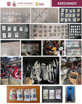 Detención CDMX autopartes Buenos Aires