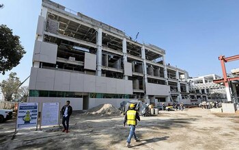 Así se ha avanzado en la construcción del hospital Foto: imss.gob