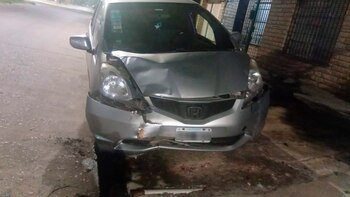 Así terminó el auto luego