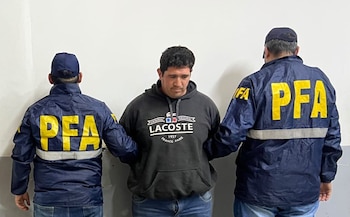 "Gordillo" Flores tras su arresto