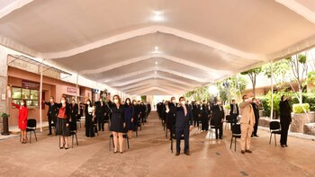 Toma de protesta de jueces