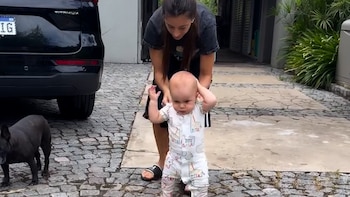 Sol Pérez capturó un tierno