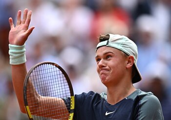 El joven tenista danés Holger