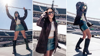 Lali encendió la previa de su tercer River del año con un carrete de fotos en el escenario: "Nos vemos en un rato"