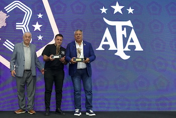 Estuvo acompañado por Pablo Toviggino