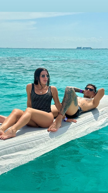 Valentina Cervantes y Enzo Fernández,