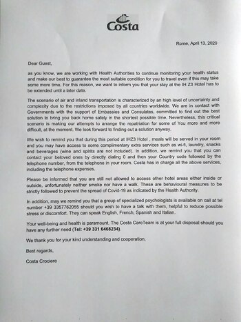 Los comunicados de la empresa