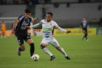 El "Poderoso de la Montaña" empató en su visita a Manizales, y alejó sus posibilidades de clasificar al grupo de los 8-crédito Santiago Álvarez/Colprensa