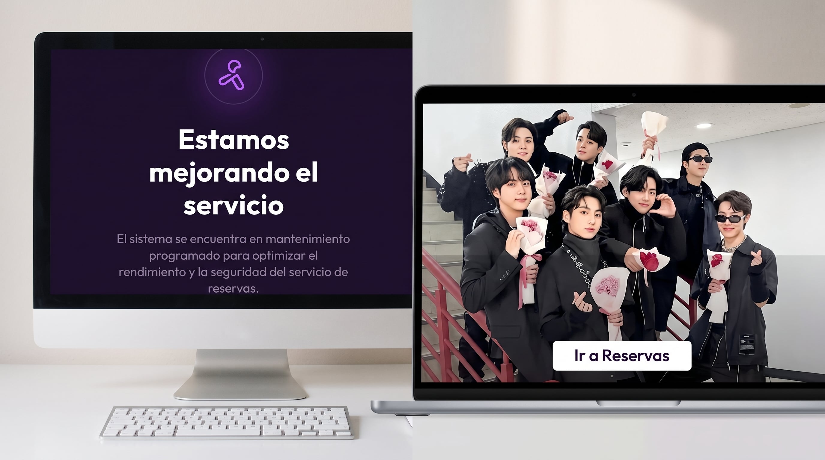 ARMY peruanas saturan página del BTS POP-UP en Lima y el sistema entra en mantenimiento, pero luego vuelve a funcionar