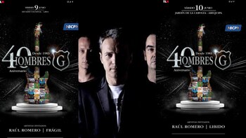 Hombre G darán concierto en