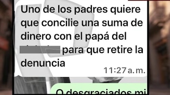 Padre de uno de los escolares investigados por agresión sexual en Liceo Naval buscaría pagar para retirar denuncia, según chat