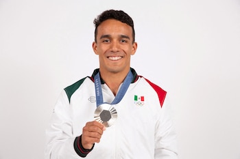 Juan Celaya ganó plata en París 2024. Ese y muchos más triunfos lo colocan como abanderado en los Centroamericanos 2026. THIBAUD MORITZ/Pool via REUTERS