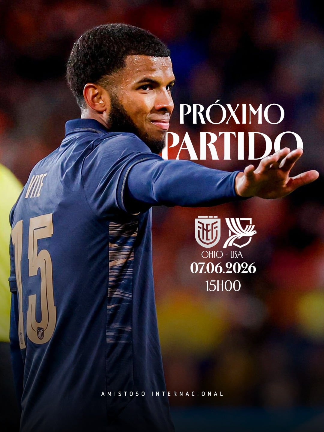 O Equador se prepara para o teste final antes do início da Copa do Mundo. Crédito: Instagram La Tri.