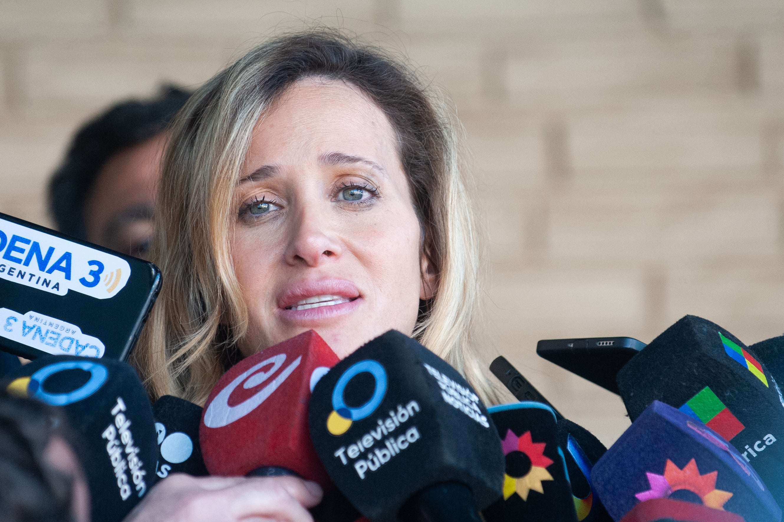 Julieta Prandi en el juicio (Fotografía: Jaime Olivos)