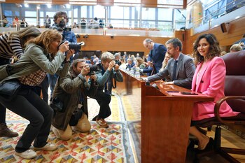 La presidenta de la Comunidad