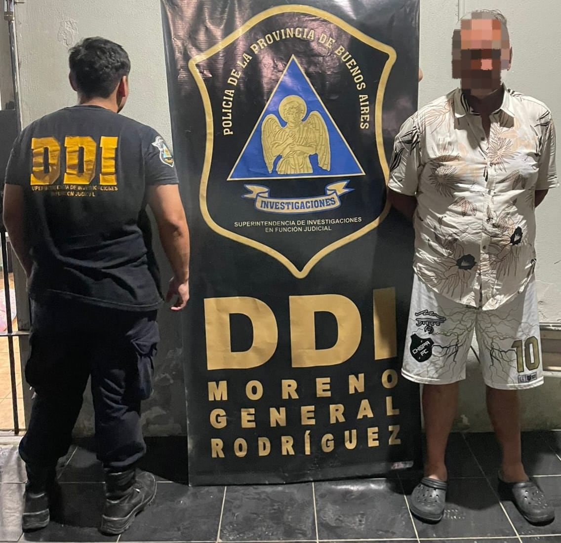 Leopoldo Alberto Jara Araya, de 58 años y nacionalidad chilena, detenido por la DDI de Moreno