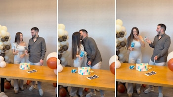 Estefi Berardi y Félix Orsatti revelaron el género de su bebé en una íntima celebración con amigos