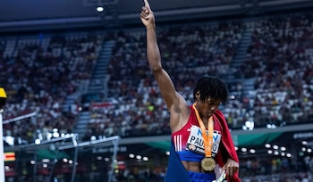 Con cinco triunfos en cinco presentaciones y marcas por debajo de los 49 segundos, Marileidy Paulino llega como favorita a la final de la Liga Diamante. (Photo by Marise Nassour / World Athletics)