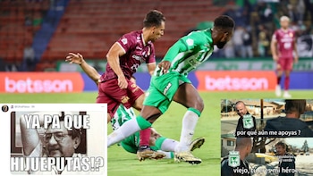 Los mejores memes que dejó la victoria de Atlético Nacional ante Deportes Tolima por la fecha 19 de la Liga BetPlay I-2024 - crédito redes sociales