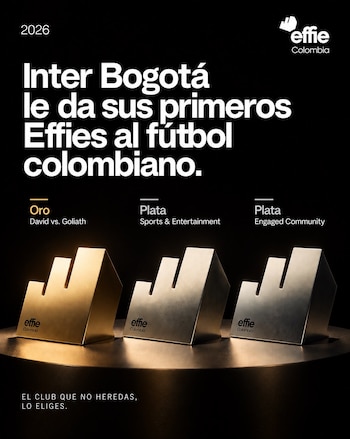 Inter Bogotá ganó un Effie de Oro en 2026 y se convirtió en el primer club del fútbol colombiano en lograr ese reconocimiento - crédito Internacional de Bogotá