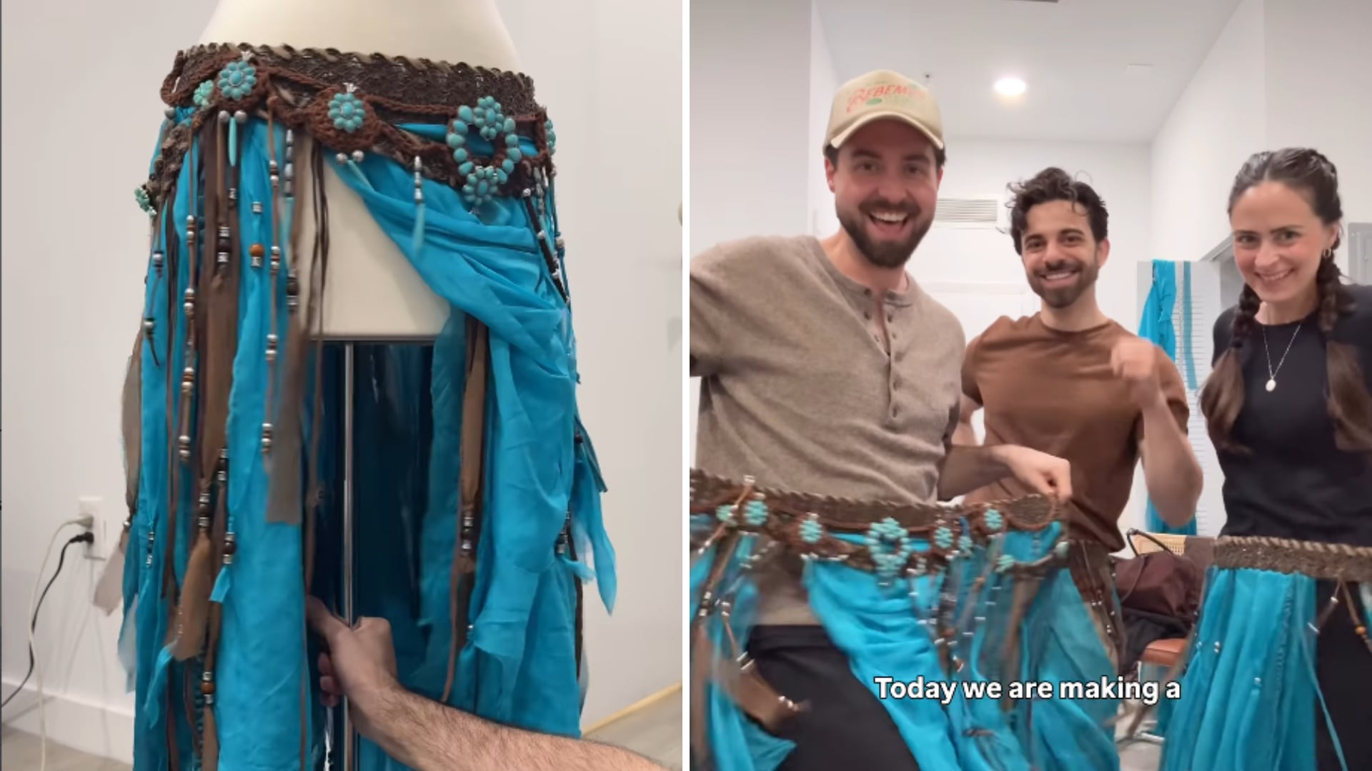 La producción se desarrolló fuera de un taller convencional y avanzó desde una habitación de hotel, donde el equipo resolvió la falta de materiales con envíos urgentes - crédito @gunnardeatherage/Instagram
