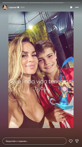 "Que linda vida tenemos hijo",