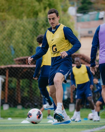 Los jugadores de Alianza Lima en un entrenamiento en Tarma previo al duelo con ADT. - créditos: Alianza Lima
