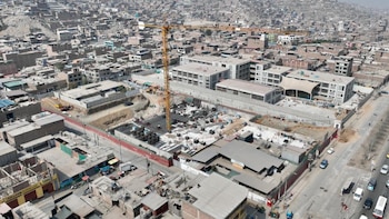 Así avanza la construcción del Hospital Enrique Montenegro de San Juan de Lurigancho