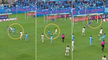 Secuencia del golazo de Santiago