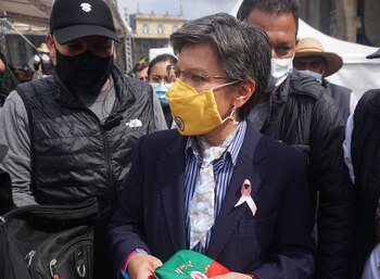 06/03/2021 La alcaldesa de Bogotá,