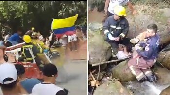 Carro arrolló a los espectadores