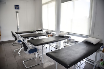 El área médica con consultorio