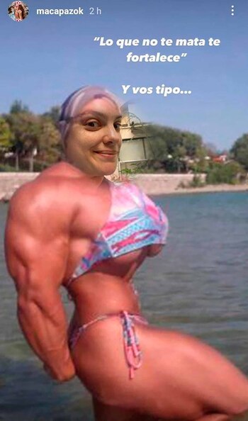 La actriz también publicó un