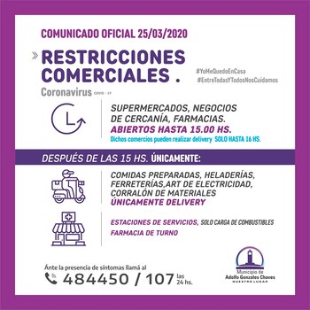 Un mensaje del municipio de