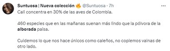 Comentarios contra la alborada en