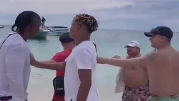 En video fue captado el